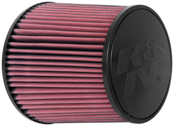 compare product K&N Universal Clamp-On Air Filter 5in Flange ID x 8in Base OD x 6.625in Top OD x 8.625in Height
