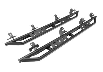 compare product Rampage 20-22 Jeep Gladiator SRS Sidebar Rock Crawler Steps - Black