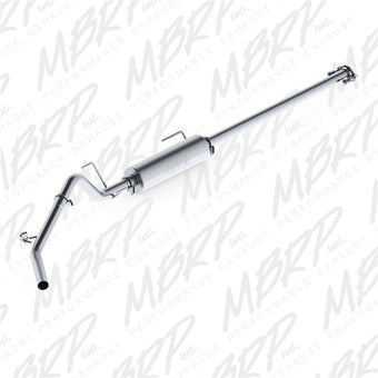 compare product MBRP 2005-2013 Toyota Tacoma 4.0L EC/CC Cat Back Single Exit AL P Series Exhaust