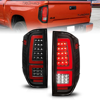 compare product ANZO 2014-2021 Toyota Tundra LED Taillights Black Housing/Clear Lens