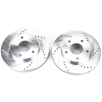 compare product Power Stop 97-05 Chevrolet Blazer Front Evolution Drilled & Slotted Rotors - Pair
