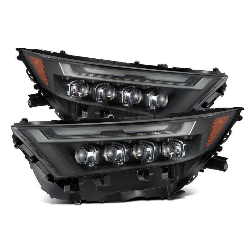 AlphaRex 19 - 23 Toyota RAV4 (High Trim) NOVA LED Projector Headlights Black - My Store