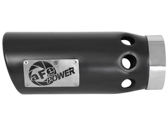 compare product aFe Power Intercooled Tip Stainless Steel - Black 4in In x 5in Out x 12in L Clamp-On