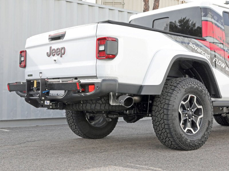 aFe 2021+ Jeep Gladiator V6 - 3.0L (td) Vulcan Series 3in 304 SS DPF - Back Exhaust System - Polishd Tip - My Store
