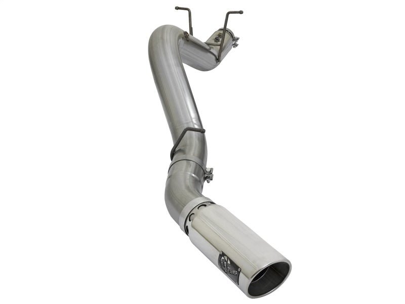 aFe LARGE BORE HD 5in 409 - SS DPF - Back Exhaust w/Polished Tip 2017 GM Duramax V8 - 6.6L (td) L5P - My Store