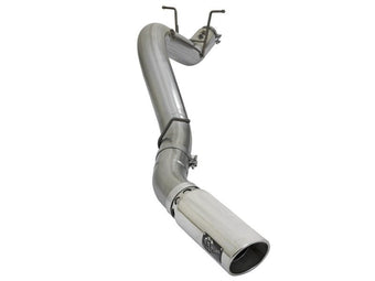 compare product aFe LARGE BORE HD 5in 409-SS DPF-Back Exhaust w/Polished Tip 2017 GM Duramax V8-6.6L (td) L5P