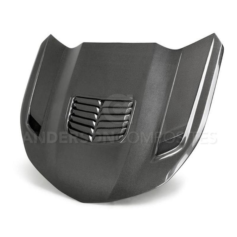 Anderson Composites 16 - 19 Chevrolet Camaro Double Sided Carbon Fiber Type - T2 Style Hood - My Store