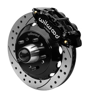 compare product Wilwood Forged Narrow Superlite 6R Front Big Brake Kit 13.06in Drilled Rotors 88-98 C1500 - Black