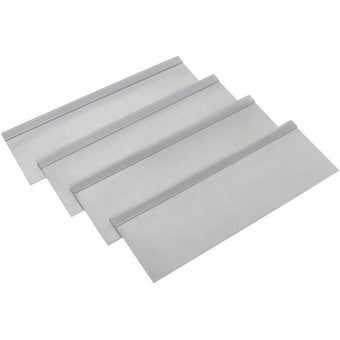 compare product Westin/Brute 9in x 15in tray w/ 4 Silver Aluminum Dividers - Yellow