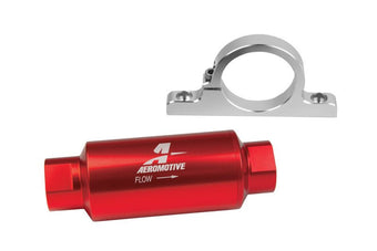 compare product Aeromotive Filter / Bracket Combo Kit - 12304 Filter / 12305 Billet Bracket