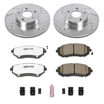 compare product Power Stop 05-06 Saab 9-2X Front Z26 Street Warrior Brake Kit