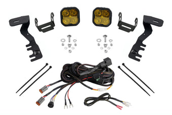 compare product Diode Dynamics 2024+ Toyota Tacoma SS3 LED Ditch Light Kit- Pro Yellow Combo