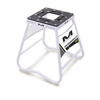 compare product Matrix Concepts C2 Steel Stand with Nameplate - White