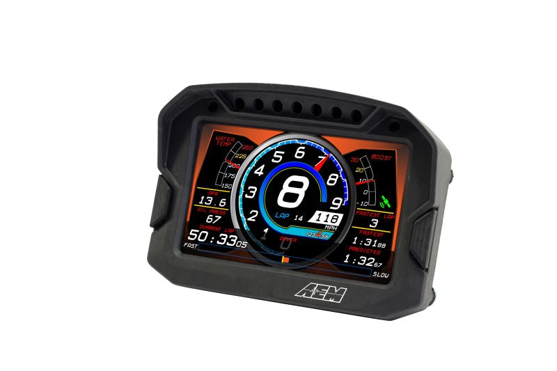 AEM CD - 5LG Carbon Logging Digital Dash Display w/ Internal 10Hz GPS & Antenna - My Store