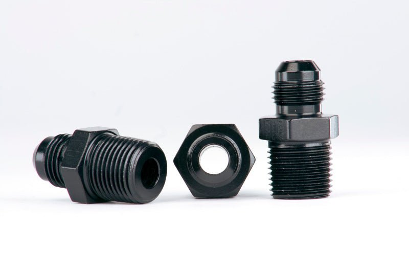 Aeromotive Carb. Reg 13205 Fitting Kit (Incl. (3) 3/8in NPT to AN - 06 fittings) - My Store