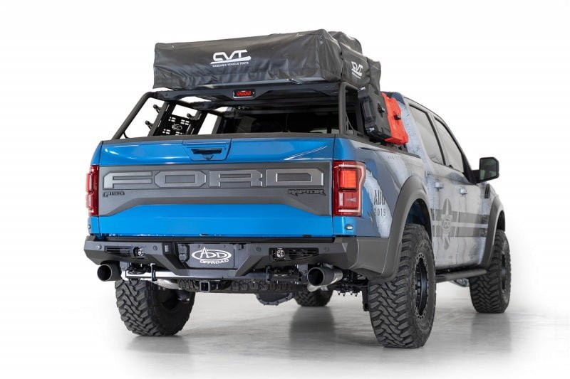 Addictive Desert Designs 17 - 20 Ford Raptor F - 150 Bomber Rear Bumper w/ Backup Sensor Cutouts - My Store