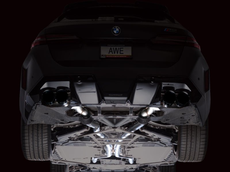 AWE Tuning BMW G90/G99 M5 Touring Edition Cat - Back Exhaust - Diamond Black Tips - My Store
