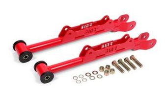 compare product BMR 2010-2015 Chevrolet Camaro Rear DOM Lower Control Arms - Red