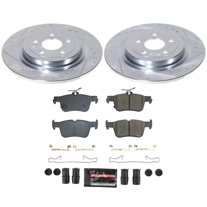 Power Stop 21 - 23 Ford Mustang Mach - E Rear Z23 Evolution Brake Kit - My Store