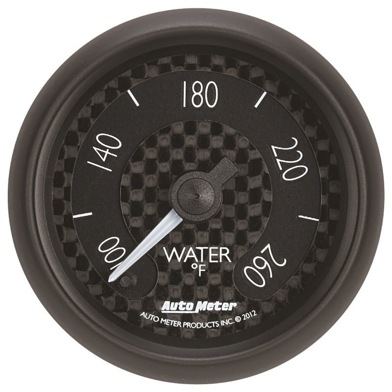Autometer GT Series 52mm Full Sweep Electronic 100 - 260 Deg F Water Temperature Gauge - My Store