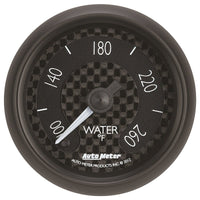 Autometer GT Series 52mm Full Sweep Electronic 100 - 260 Deg F Water Temperature Gauge - My Store