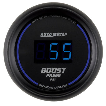 compare product Autometer Cobalt Digital 52mm Digital 5-60 PSI Boost Gauge