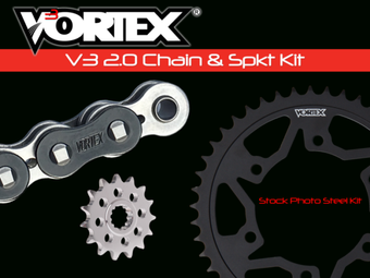 compare product Vortex Racing V3 2.0 Chain and Sprocket Kit 3270-16,526AS-45,520RX3-116- Black