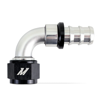 compare product Mishimoto 90-Degree Push Lock Fitting -12AN
