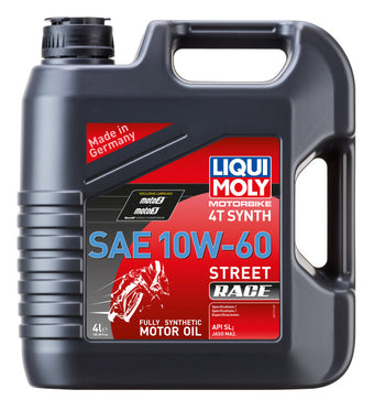 compare product LIQUI MOLY 4L Motorbike 4T Synth SAE 10W60 Street Race