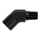 DeatschWerks 1/8in NPT Female to 1/8in NPT Male 45 - Degree Fitting - My Store