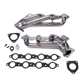 compare product BBK 99-04 GM Truck SUV 6.0 Shorty Tuned Length Exhaust Headers - 1-3/4 Silver Ceramic