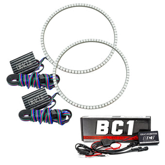 compare product Oracle Jeep Wrangler TJ 97-06 LED Waterproof Halo Kit - ColorSHIFT w/ BC1 Controller