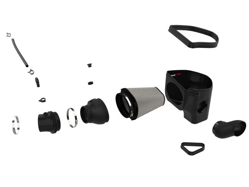aFe 19 - 23 Dodge Challenger Hellcat V8 - 6.2L Magnum FORCE Stage2 Cold Air Intake System w/Pro DRY S - My Store