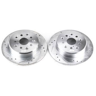 compare product Power Stop 98-05 Lexus GS300 Rear Evolution Drilled & Slotted Rotors - Pair
