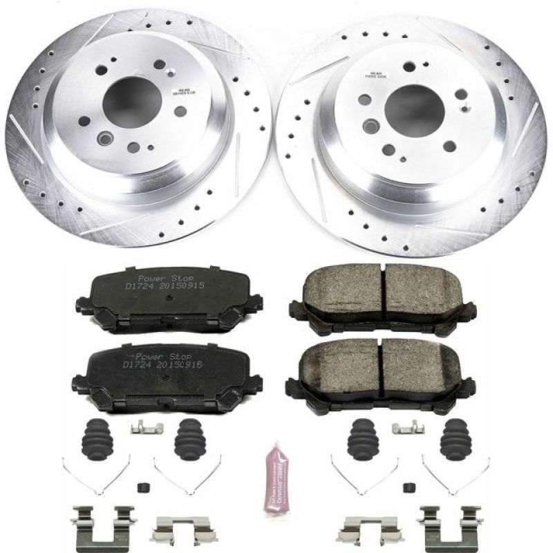 Power Stop 16 - 19 Honda Pilot Rear Z23 Evolution Sport Brake Kit - My Store