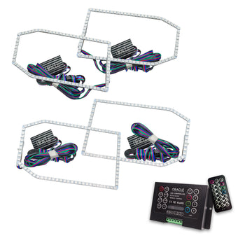 compare product Oracle Chevy Silverado 14-15 Halo Kit Non-Projector Style - ColorSHIFT w/ 2.0 Controller