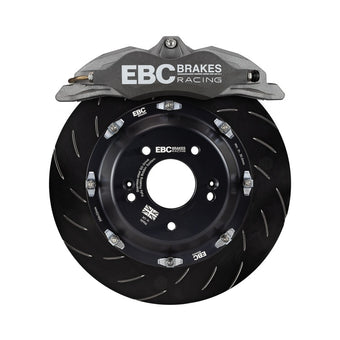 compare product EBC Racing Universal Apollo-4 Race Spec Trailing Front Right Caliper (300mm Min 355mm Max Rotor)