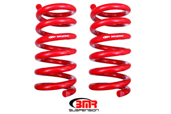 compare product BMR 15-17 S550 Mustang Rear Handling Version Lowering Springs - Red