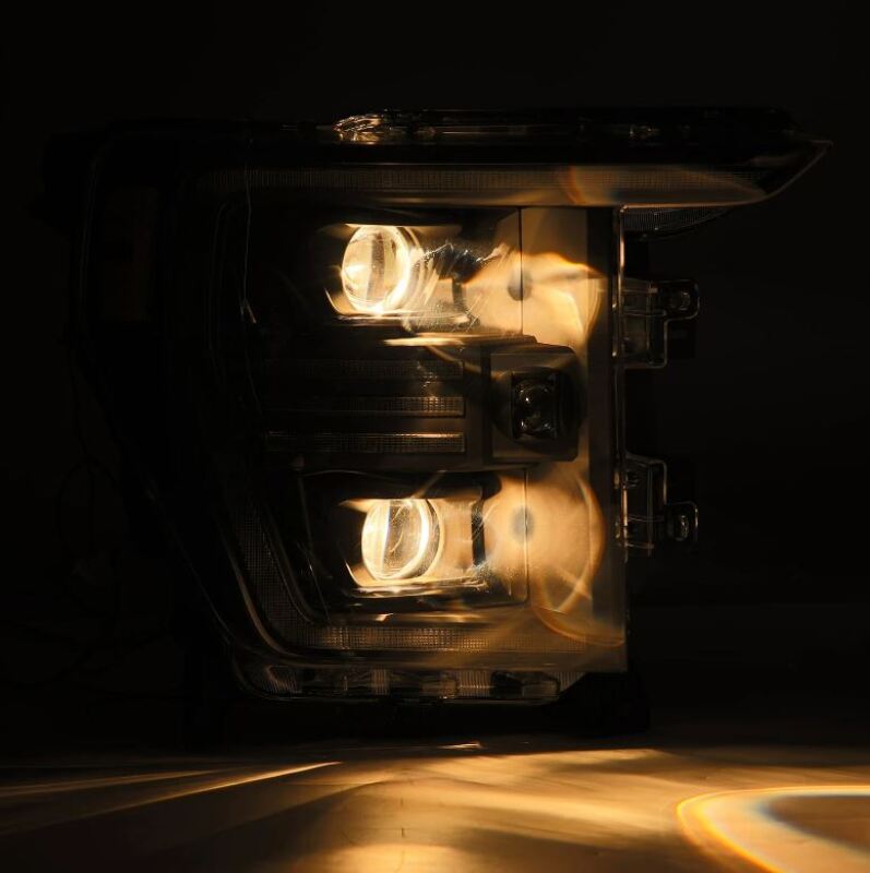 AlphaRex 21 - 22 Ford F150 PRO - Series Projector headlights Black w/Activ Light/Seq Signal - My Store