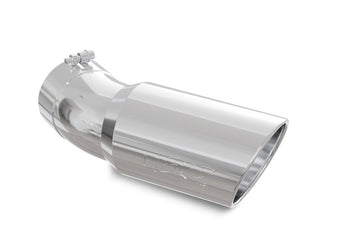compare product MBRP Universal Tip 6in OD 5in Inlet 15.5in Length 30 Deg Bend Angled Rolled End T304