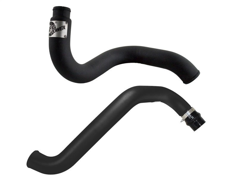 aFe BladeRunner 3in Black Intercooler Hot Cold Side Tubes Combo 02 - 04 GM Diesel Trucks 6.6L V8 (td) - My Store