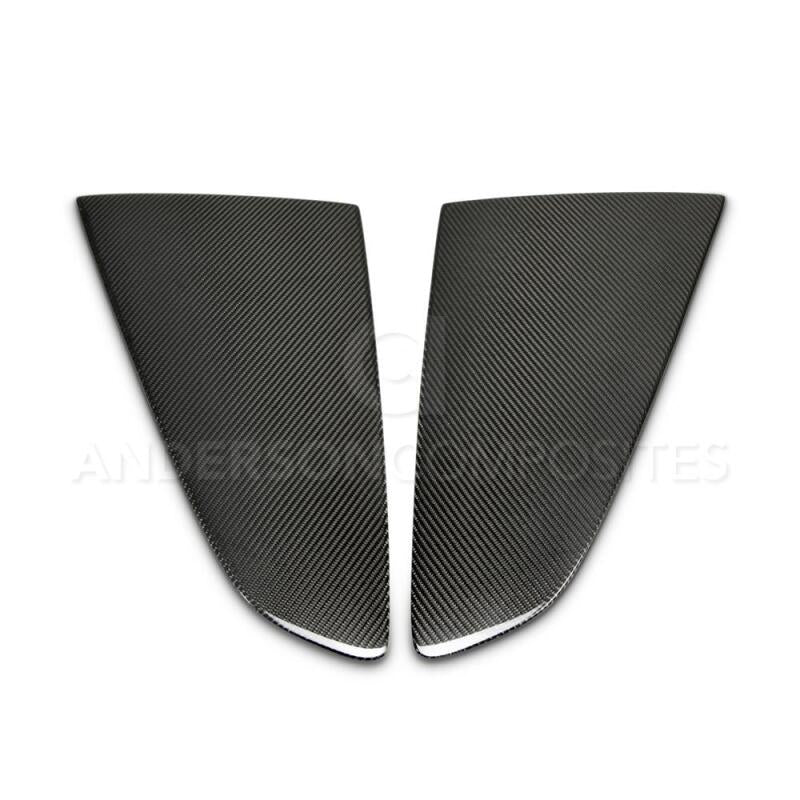 Anderson Composites 2015 - 2017 Ford Mustang Type - F Style Window Louvers - Flat - My Store