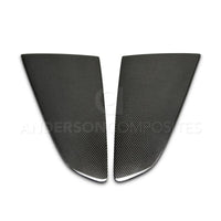 Anderson Composites 2015 - 2017 Ford Mustang Type - F Style Window Louvers - Flat - My Store