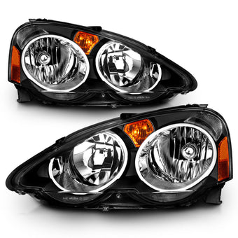 compare product ANZO 2002-2004 Acura RSX Crystal Headlights Black