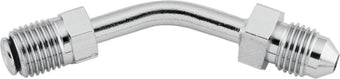 compare product Twin Power Stainless Brake Fitting Male 3/8-24 Inverted Flare to AN-3 Male 45 Degree Adaptor Tube