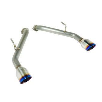 compare product Remark 2014+ Infiniti Q50 Axle Back Exhaust w/Burnt Stainless Double Wall Tip