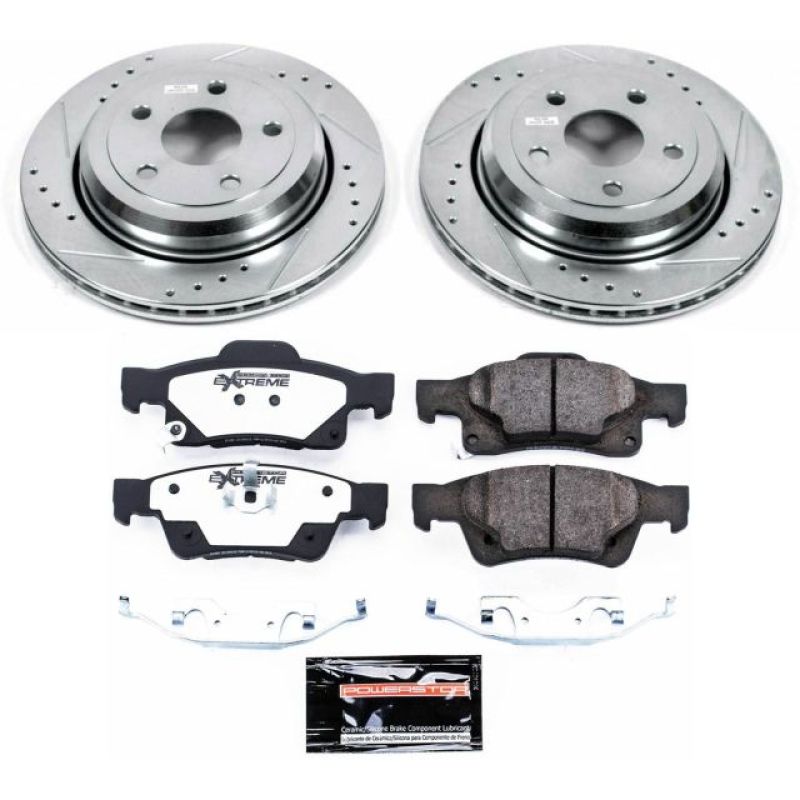 Power Stop 11 - 19 Dodge Durango Rear Z36 Truck & Tow Brake Kit - My Store