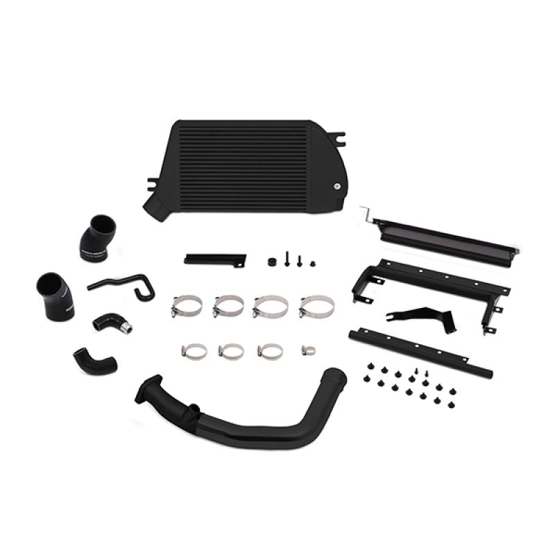 Mishimoto 2015 Subaru WRX Top - Mount Intercooler Kit - Powder Coated Black & Black Pipes - My Store