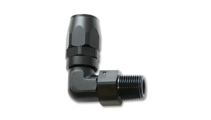 Vibrant Male NPT 90 Degree Hose End Fitting - 12AN - 1/2 NPT - My Store