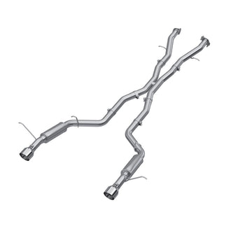 compare product MBRP 18-23 Dodge Durango SRT 6.4L Armor Lite AL Steel 3in Cat Back Exhaust Dual Rear Exit w/ SS Tips